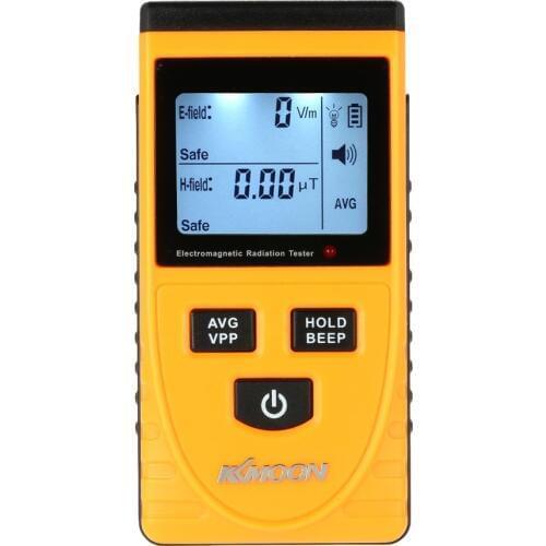 Quality Digital LCD Electromagnetic Radiation Detector Meter Dosimeter Tester Counter built-in electromagnetic radiation sensor