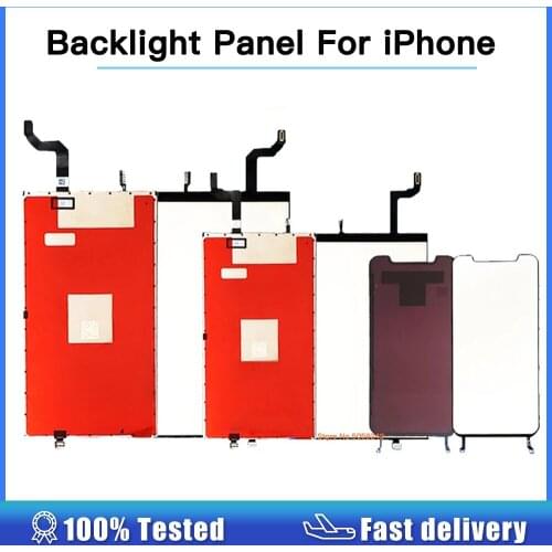 Original LCD Backlight Panel For iPhone 11 XR Screen Backlight Film with 3D Touch Function Flex Cable For iphone 6 6S 7 8 Plus 5