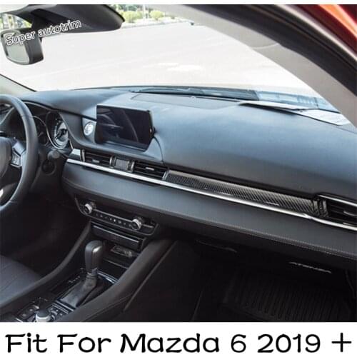 Lapetus Dashboard Instrument Panel & Air Condition AC Outlet Vent Cover Trim Fit For Mazda 6 2019 2020 ABS Accessories Interior