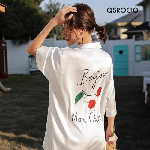 QSROCIO Women's Silk Nightgowns