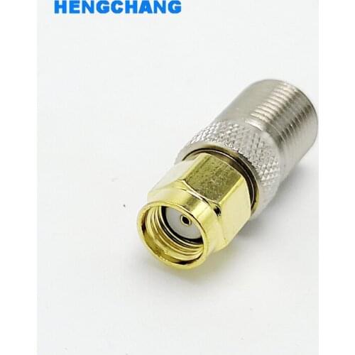 F connector to RP-SMA connector F type female to RP-SMA female Wireless router antenna connector adapter 1pcs