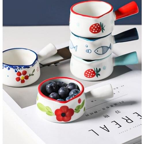 Hand-held Plates Creative Exquisite Small Flavor Sauce Cute Dipping Seasoning Household Multicolor Lovely Ceramic Japanese Bowl