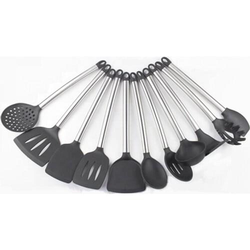 Hot sale Kitchen Utensil Dishwasher Safe 11pcs Stainless Steel Kitchen Cuisine Cooking Accessories Set