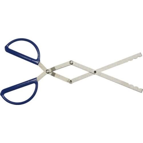 Fire Tongs Grab Wood Fireplace Pliers Oven Barbecue Tool Tongs Camping Fire Pit Tool Clamp Firewood Folding Tool For Camping