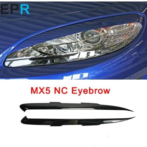 MX5 NC FRP Fiber Glass Eyebrow Eyelid For Mazda Fiberglass Lamp Cover Accessories