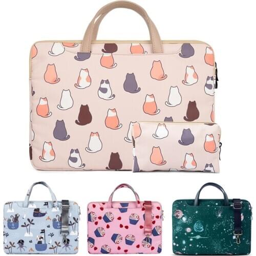 Laptop Bag Sleeve Case Computer Shoulder Bag Notebook Handbag For 11 13 14 15 15.6 inch Macbook Air Pro ASUS Acer Lenovo Dell HP