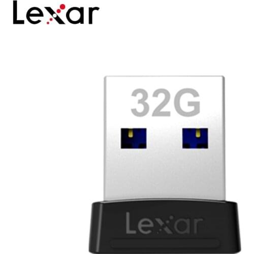 100% Original LEXAR USB 3.1 S47 Mini Pen Drive 32GB 128GB Encryption USB Flash Drive Memory Stick U Disk USB Key Pendrive for PC