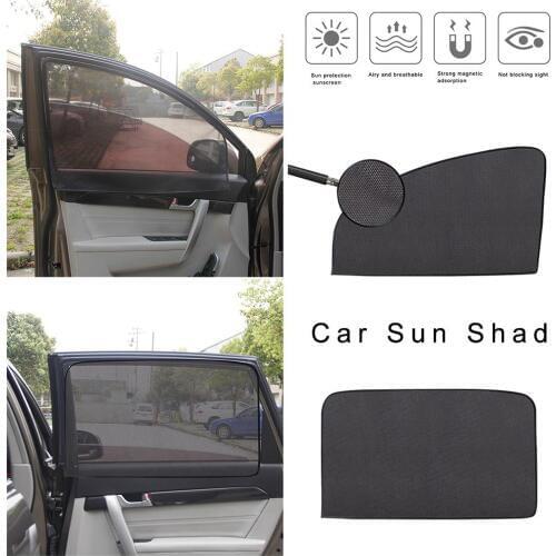 Summer Thickened Meshside curtain Car Sun Shade Car Magnetic Curtain Sun Shade UV Protection Side Window Mesh Sun Visor