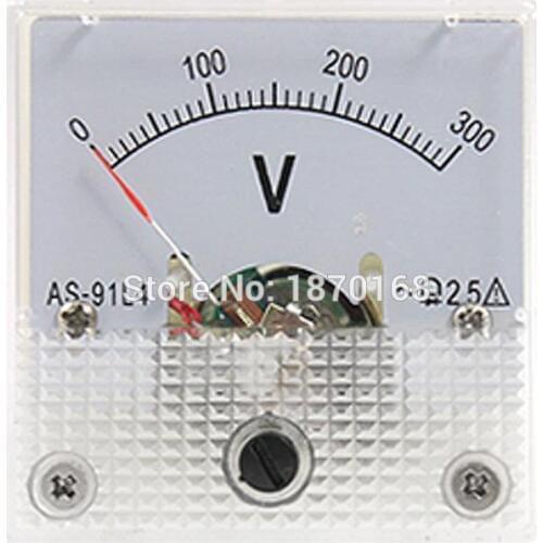 91L4 AC 0-300V Analog Panel Volt Voltage Meter Voltmeter Gauge AC 0-300V