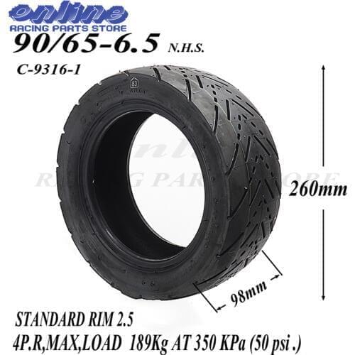 90/65-6.5 Mini Motor Tyres for 47cc/49cc 2 stoke air cooled Mini pocket bike Motor Wheel Spare Parts 47cc 49cc