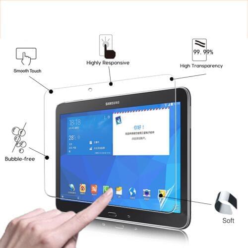 ANti-Scratched Clear Glossy protector film For Samsung Galaxy TAB 4 T530 T531 T535 10.1" HD lcd screen protective film