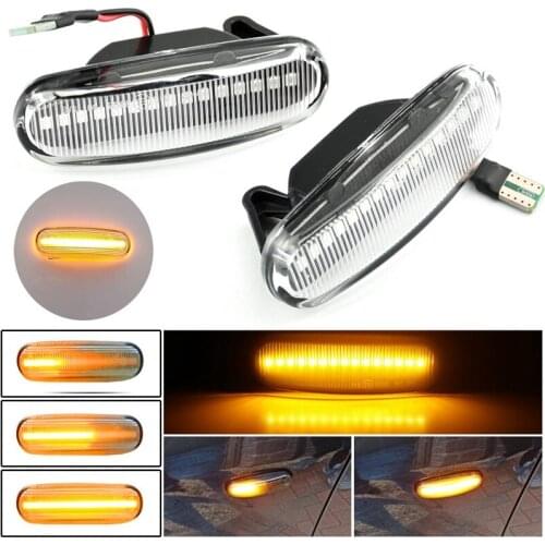 Car LED Dynamic Side Marker Signal Lamp Light Turn Lamp Is Suitable for Fiat Panda Peugeot Citroen Lancia