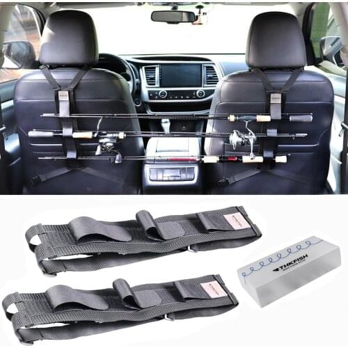 2pcs Vehicle Fishing Rod Holder Fishing Rod Carrier for Vehicle Seat Car Fishing Rod Holder Tackle Tool