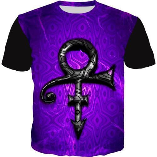 YX Girl Brand Summer Animal Tees Mens T shirt Hot Singer Prince 3d Printed T-shirt for Men Women Casual T-shirts Crewneck Tops