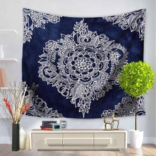 Mandala Tapestry Bohemia Tapestry Wall Hanging Decoration Hippie Tapestry Beach Throw Rug Yoga Mat Travel Mattress