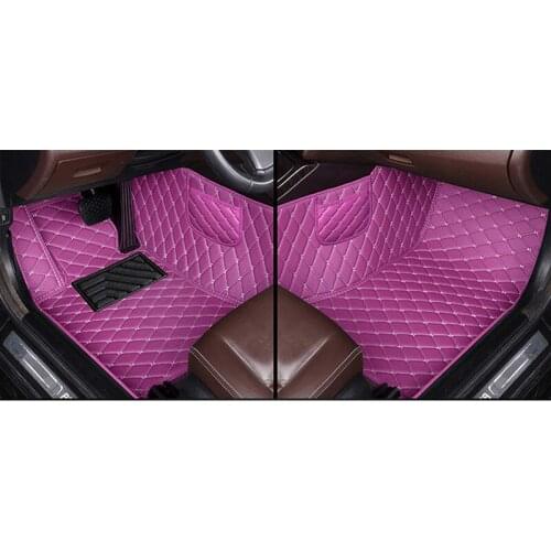 WLMWL Custom leather car mat for Cadillac all model XTS SRX XT5 CT6 ATSL auto accessories Car-Styling Car-Styling