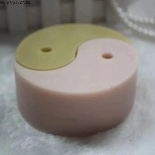 New Tai Chi Yin Yang Candle Mold Original Design Aromatic candle DIY Silicone Mold for Concrete Candle Making
