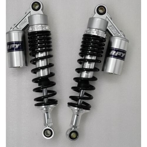 New 8mm spring 320mm 330mm Air Shock Absorber for honda CB400 cx500 cx600 cx650 Yamaha ATV Motorcycle Dirt Bike chrome+black