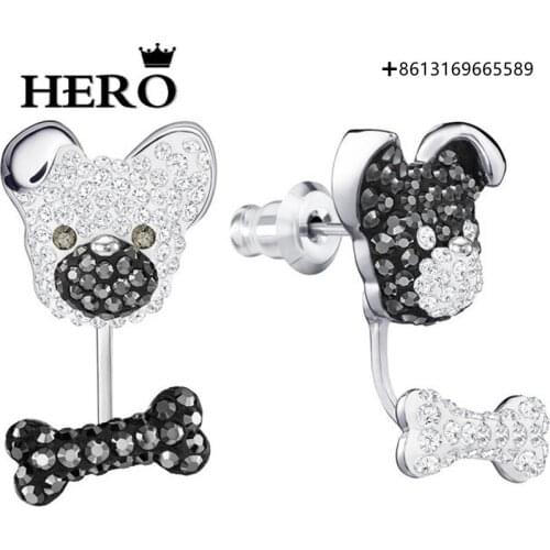 HERO Original Copy Of High Quality 1:1 SWA Panda Tassel Earrings Logo Free Of Charge With Wholesale Manufacturers