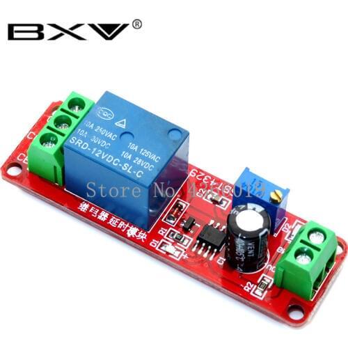 DC 5V 12V Time Delay Relay NE555 Time Relay Shield Timing Relay Timer Control Switch Car Relays Pulse Generation Duty Cycle