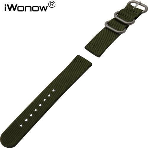 Genuine Nylon Watchband for Luminox Maurice Lacroix Hamilton Men Women Watch Band Zulu Strap Wrist Bracelet 18mm 20mm 22mm 24mm