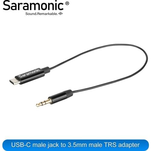 Saramonic SR-C2001 3.5mm TRS Male Jack to USB Type-C Audio Adapter