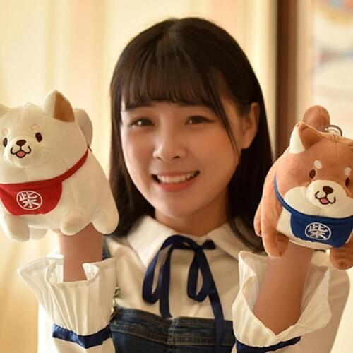 Cute Shiba Inu Corgi Dog Animal Soft Stuffed Plush Doll Cushion Kids Toy Gift