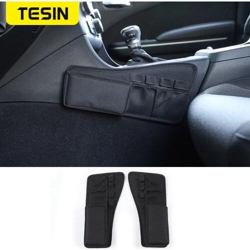TESIN Stowing Tidying for Dodge Charger 2015+ Car Gear Storage Bag Organization for Dodge Charger 2015-2020 accessories