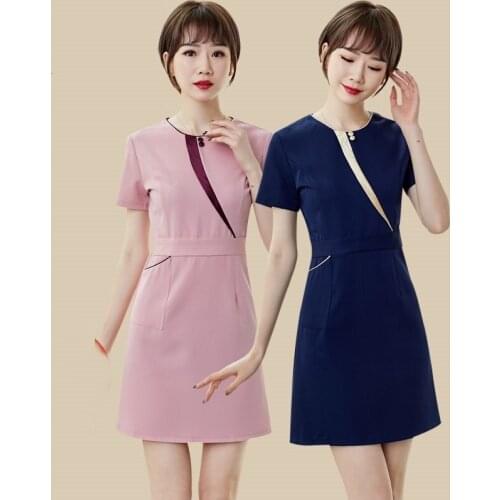 Massage Uniforms Uniform Beauty Salon Work Clothes Cosme Tologist Clothing Spa Uniforms Women Beautician Costume Massage DD2603