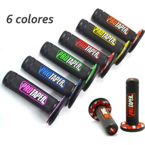 1 Pair Universal Motorcycle Hand Grips 22mm Dirt Bike Cross-country Motocross Rubber Motorbike Bike Anti Slip Handle Grips