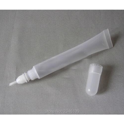 10ML 50pcs/lot Cosmetic Container, DIY Lip Balm Bottle, High Quality Plastic Makeup Tool, New Empty Plastic Lipstick Soft Tube