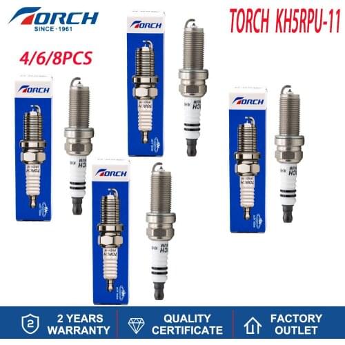 4/6/8PCS Automobiles Ignition Platinum Car Spark Candles TORCH KH5RPU-11 Fit for RENAULT SUZUKI TOYOTA MITSUBISHI