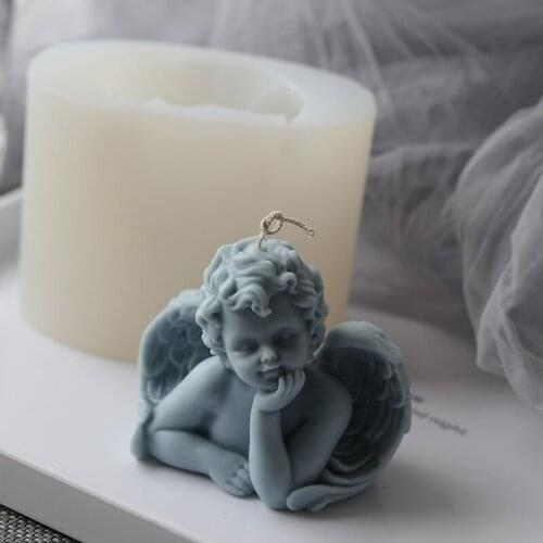 Angel Baby 3D Silicone Mold DIY Soap Mold Chocolate Candy Molds DIY Fondant Soap Pastry Baking Mold Fondant Cake Decorating Tool