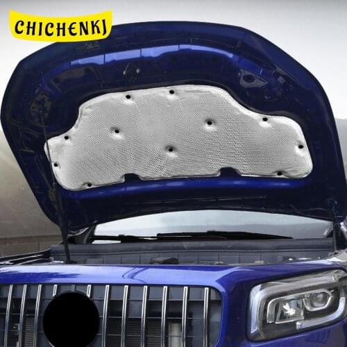 For Mercedes-Benz GLB X247 2019-2020 Car Heat Sound Insulation Cotton Front Hood Engine Firewall Mat Pad Cover Noise Deadener