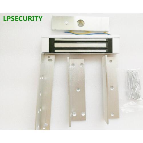 With ZL clamp bracket 12VDC 350LBS 180kg Electric Magnetic door lock smart EM lock for access control