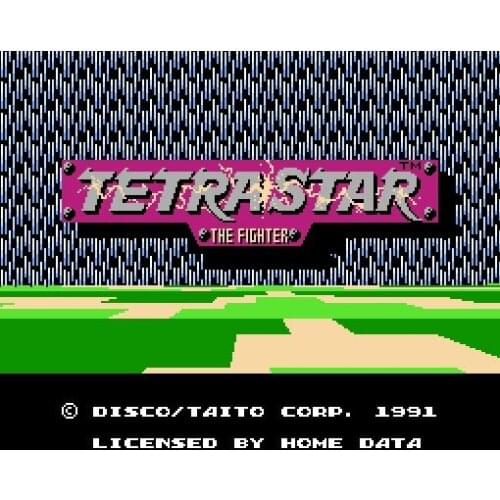 Tetrastar - The Fighter Game Card For 72 Pin 8 Bit Game Player