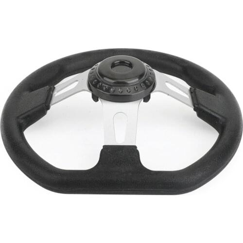 Go Kart Steering Wheel Racing Off Road Sports Go Kart Cart Part 270mm Black