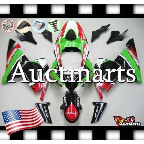 For Kawasaki Ninja ZX10R 2004 2005 04 05 Injection Plastic Fairing Kit (P/N:3d33)