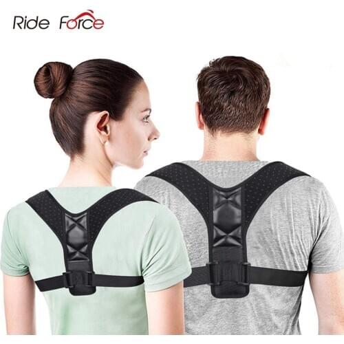 Posture Corrector Adjustable Back Brace Shoulder Protector Belt Support for Men Women Gym Fitness Back Care Guard Strap