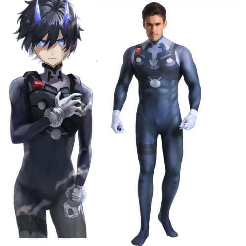 Darling In The Frankxx 02 HIRO Bodysuit Cosplay Costumes 3D Printed Zentai Suit Halloween Catsuit