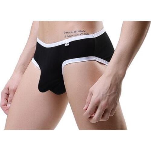 White-collar dry gun-type segregation mens underwear u convex bag scrotum care health-proof sexy boxer