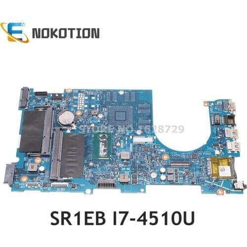 NOKOTION For DELL Inspiron 17R 7737 laptop motherboard SR1EB I7-4510U CN-0NC2TM 0NC2TM NC2TM DOH70 12309-1 F53D4