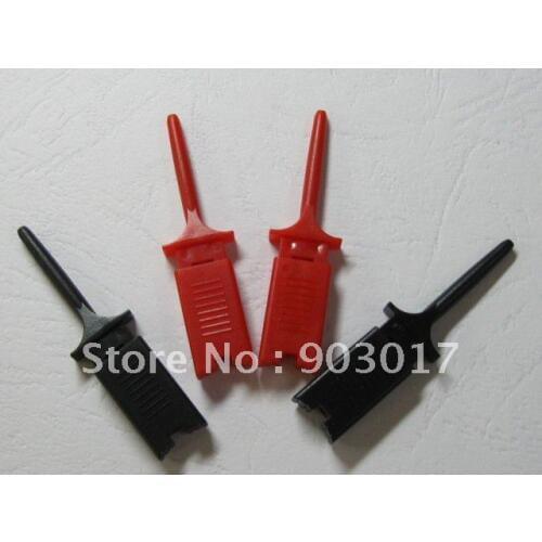 Flat 2 colors Small Test Clip Component Repair Tool (Red Black) 800 pcs per Lot