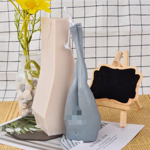 Soap Mould Tool Partial Body Shape For Wax Plaster Model Human Male Head David Half Torso Sexy Female Leg Silicone Candle Mold