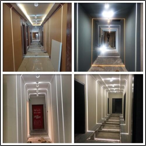 Aisle Bedroom DecorativeOutdoor Waterproof IP67 LED wall lamp, surface mounted led wall sconce liner Lighting Window wall light