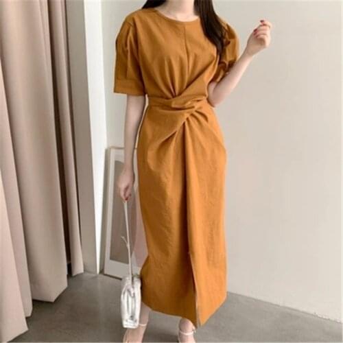 Желтые летние платья RUGOD China At AliExpress