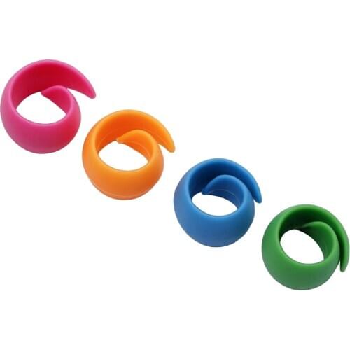 12Pcs Spool Sewing Bobbins Handcraft Tool Silicone Thread Organizer