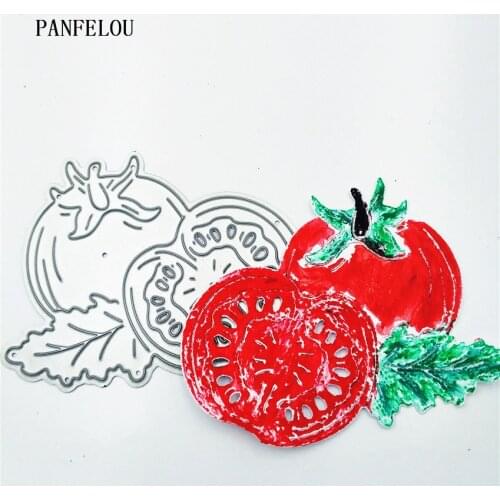 PANFELOU harvest tomato metal craft paper die cutting dies Scrapbooking/DIY Thanksgiving Day Easter Embossing mould cards