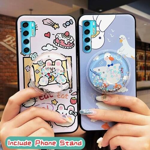 Cute phone stand holder Phone Case For TCL 20 Pro 5G Durable Shockproof TPU New Arrival