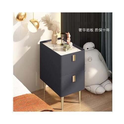 Modern simple Nordic solid wood drawer headboard 30 cm small household super narrow leather storage cabinet